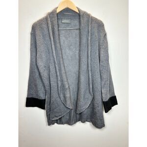 Wooden Ships Women's Size M/L Gray Open Front Cardigan EUC